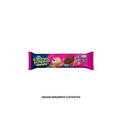 BISCOITO RECHEADO TORTUGUITA MORANGO 1X48X86G
